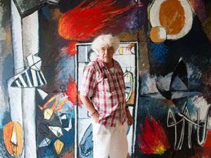 il maestro nel suo studio